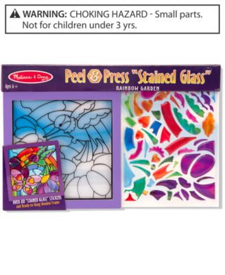 In Stock* BN Melissa & Doug Stained Glass Made Easy Craft Activity Heart Keepsake Box With 50 Stickers 190011114