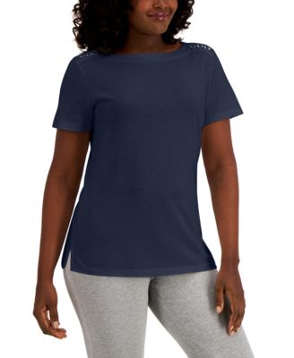 Karen Scott - Ring-Trim Top