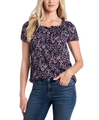 CeCe - Floral-Print Top