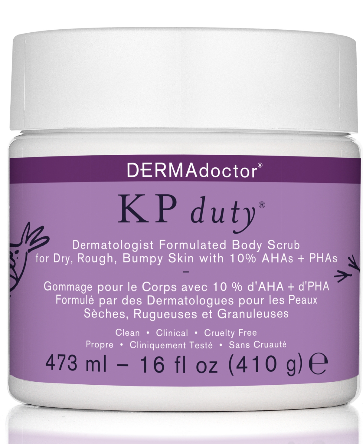 Kp Duty Dermatologist Formulated Body Scrub For Dry, Rough, Bumpy Skin, 16 oz.