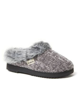 women's hannah textured knit clog slipper