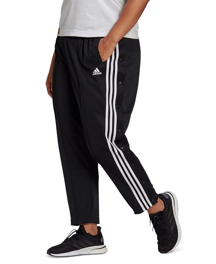 Detallado Acompañar ruido adidas Plus Size Side-Snap Pants & Reviews - Pants & Capris - Plus Sizes -  Macy's