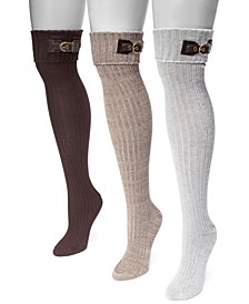 Women's Over The Knee Socks, 3 Pair