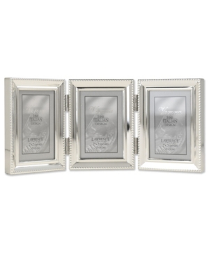 Lawrence Frames Metal Triple Picture Frame With Inner Beading, 2.5" X 3.5" In Silver-tone