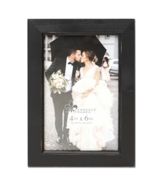 Lawrence Frames Abbey Picture Frame, 4" X 6" In Black