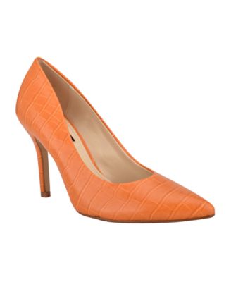 orange pumps for sale