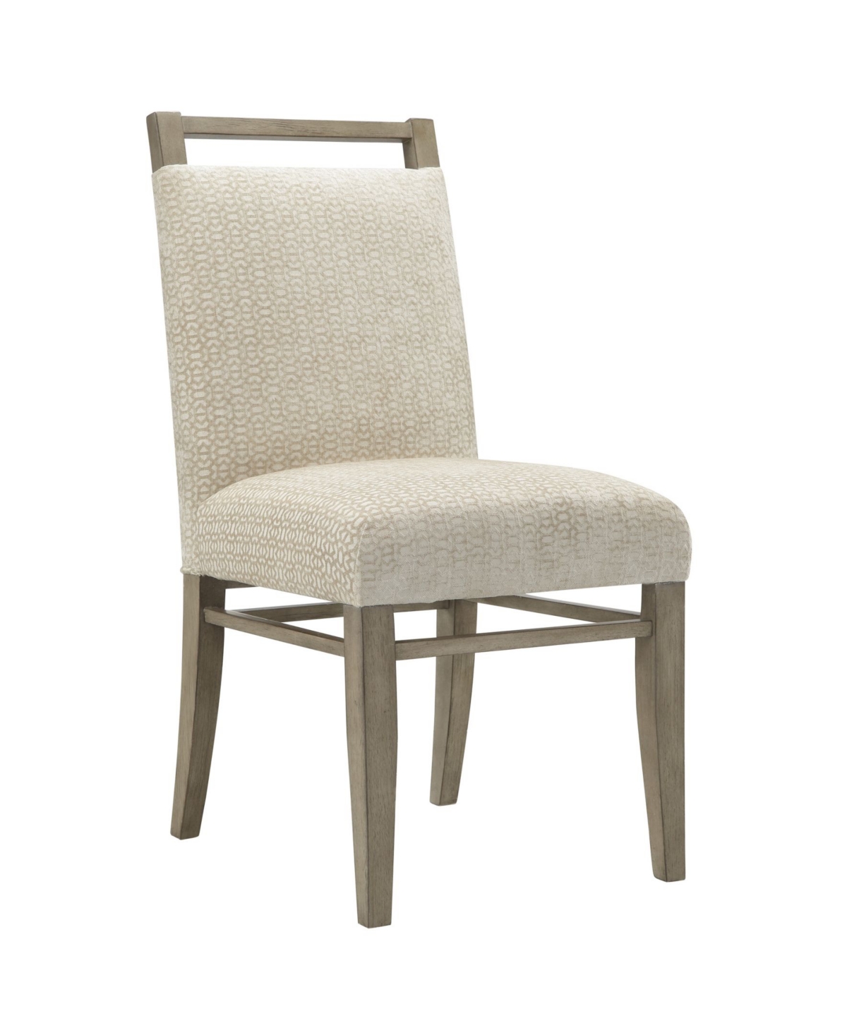 Madison Park Elmwood Modern Fabric Upholstered Dining Chair with Exposed Top, Set of 2
