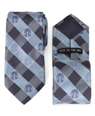 Mando Helmet Check Men's Tie
