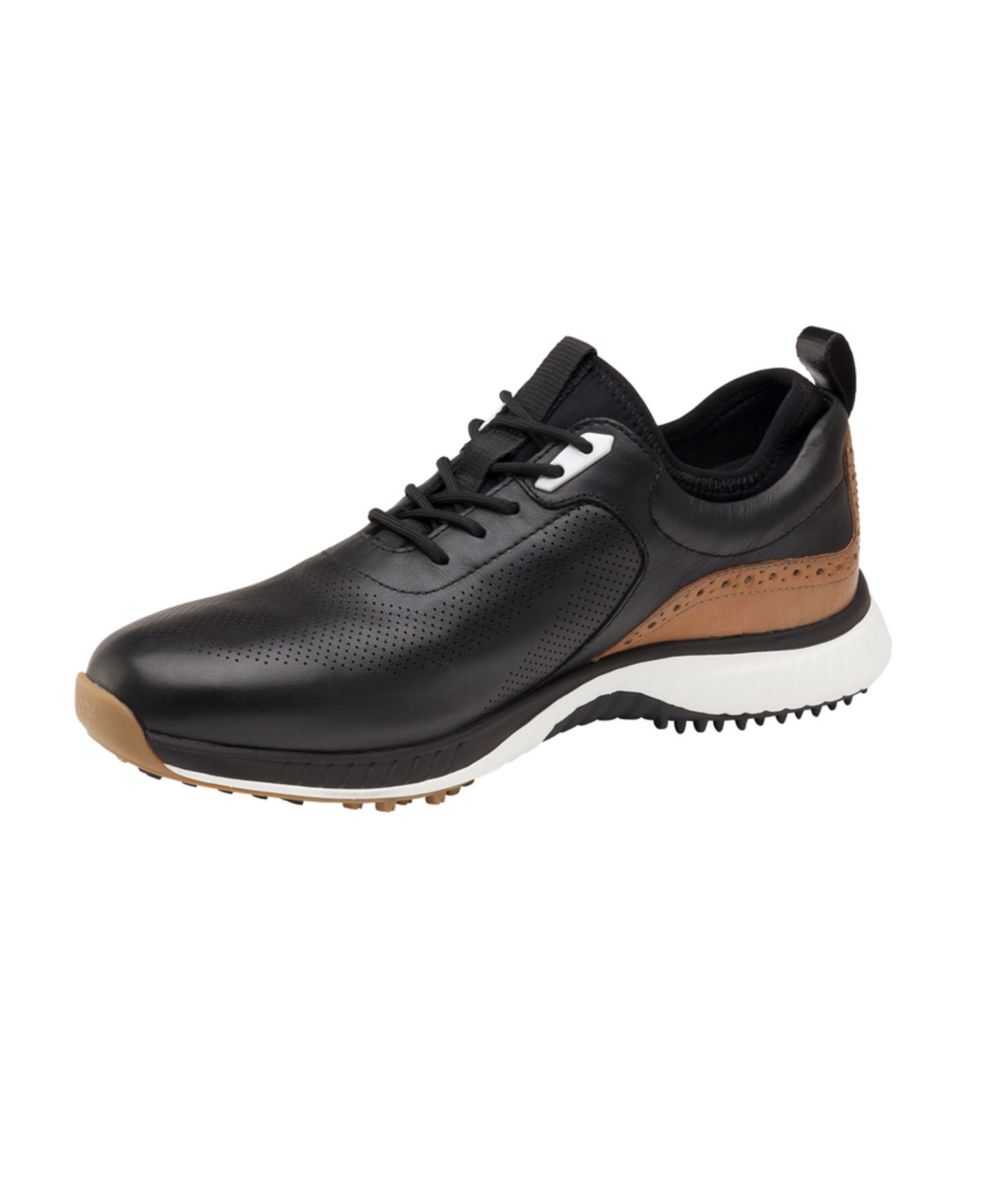 Мужские кроссовки Johnston & Murphy Luxe Hybrid Golf Lace-Up, цвет: Чёрный — фото 3