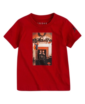 image of Jordan Big Boys Crew Short Sleeve T-shirt