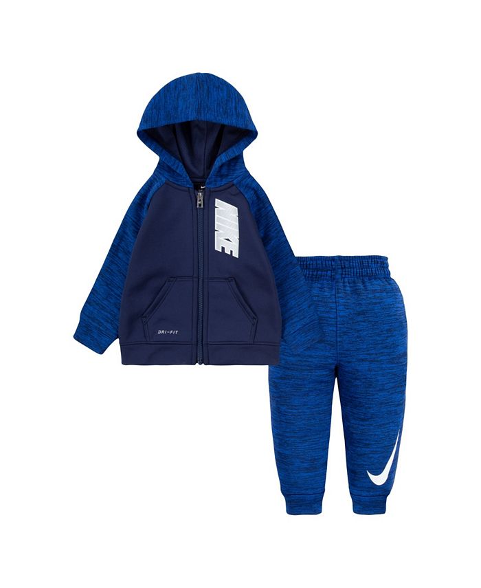 Nike Baby Boys Therma Full-Zip Set - Macy's