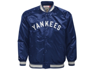 Mitchell & Ness New York Yankees Youth Colorblocked Satin Jacket