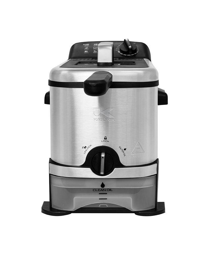 Kalorik 3.2Qt. Deep Fryer with Oil Filtration Macy's