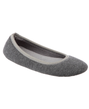 image of Isotoner Women-s Jillian Jersey Knit Ballerina Slippers
