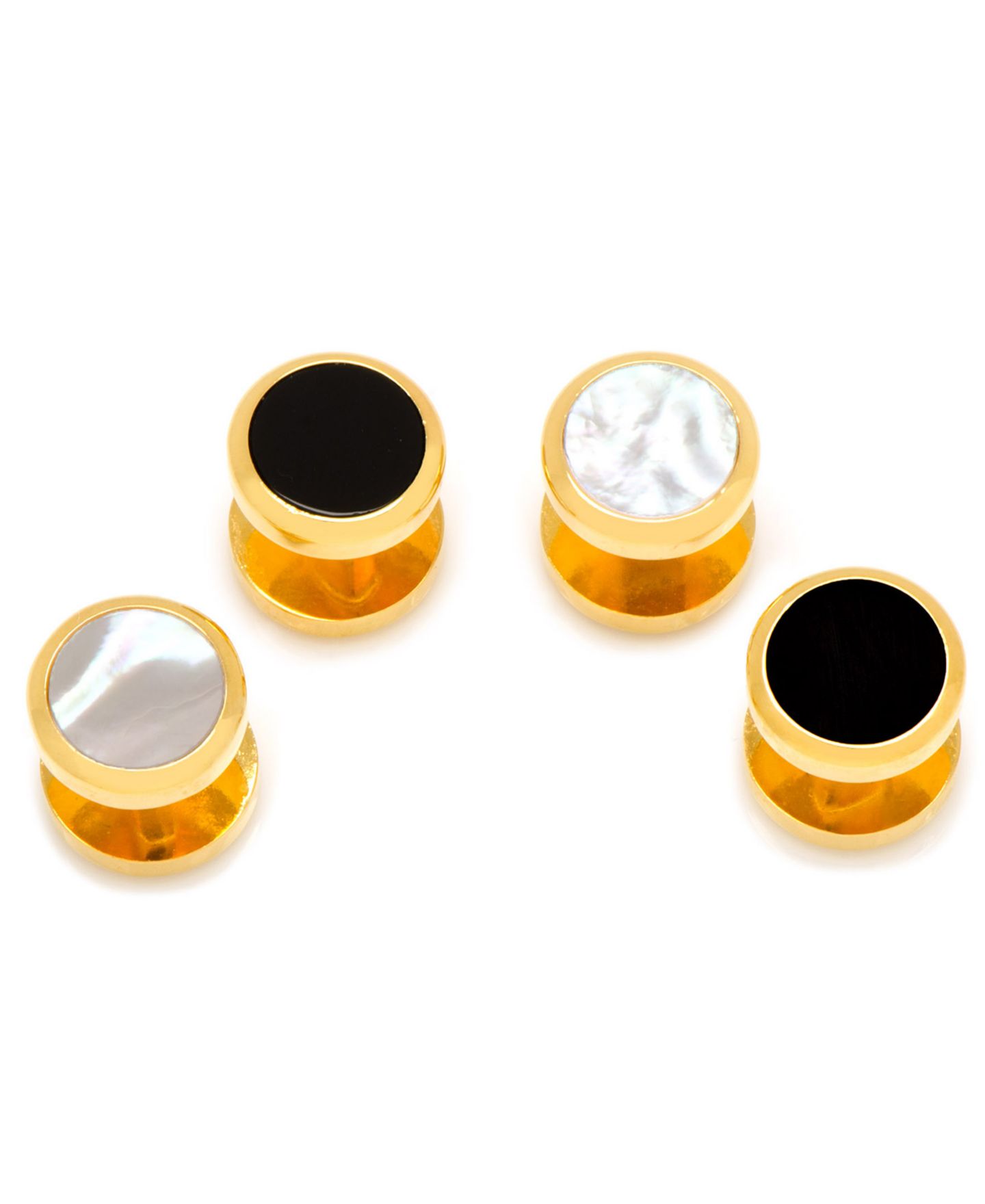 Мужские серьги Ox & Bull Trading Co. Double Sided Round 4 Piece Set — фото 1