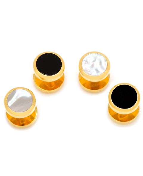 Мужские серьги Ox & Bull Trading Co. Double Sided Round 4 Piece Set