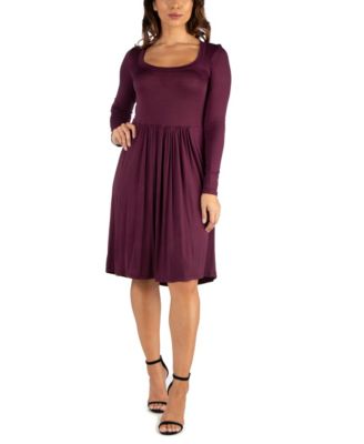 macys plum dress