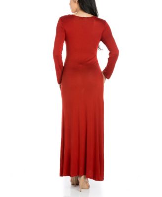 Women's Long Sleeve Maxi Dress
