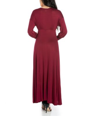 Women's Formal Long Sleeve Maxi Dress