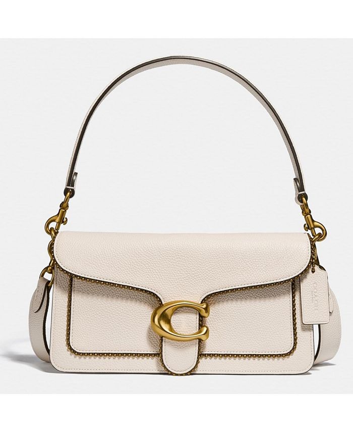 COACH Tabby Leather Shoulder Bag 26 With Beadchain - Macy's