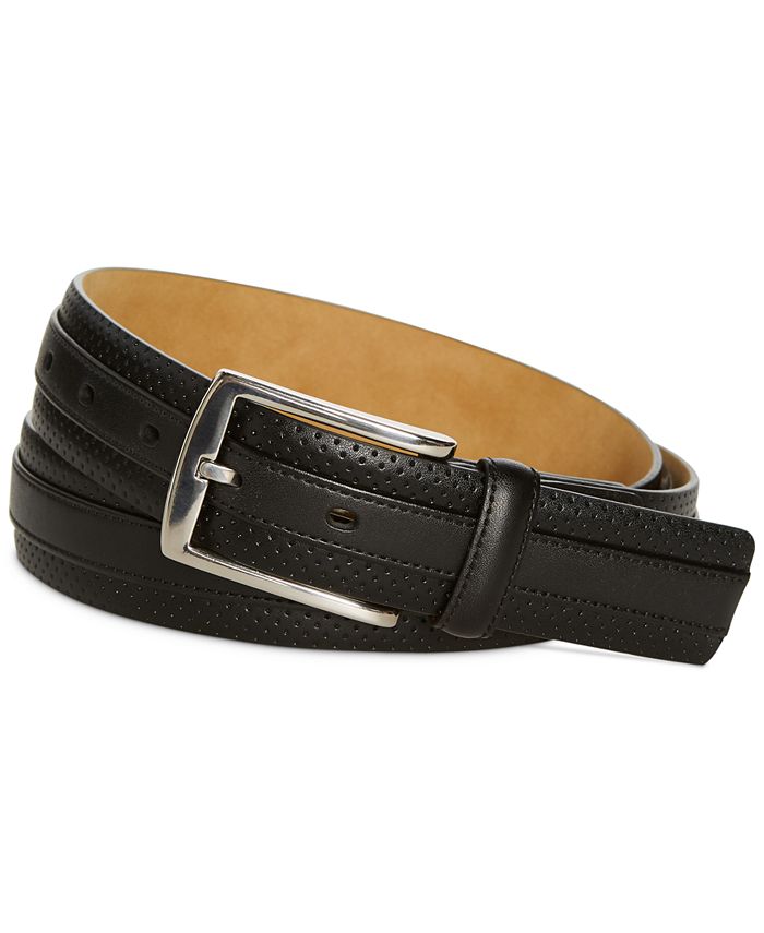 PGA TOUR Men's Faux Leather All-in-One Belt - Macy's