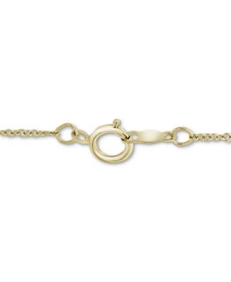 Diamond Infinity 17" Pendant Necklace (1/20 ct. t.w.) in 14k Gold, Created for Macy's