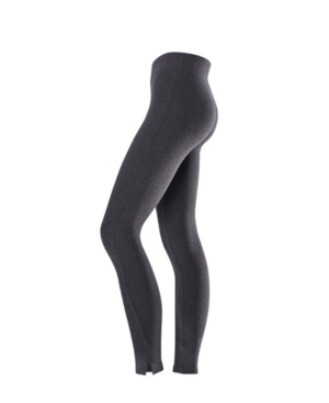 HUE WOMEN'S COTTON LEGGINGS WITH SIDE SLITS