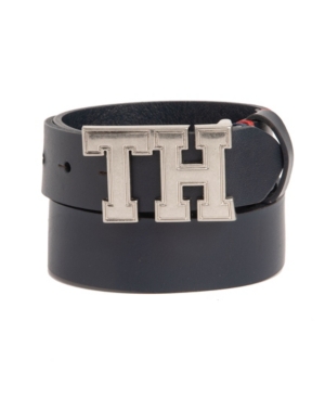 image of Tommy Hilfiger Big Boys Casual Belt with Th Design Buckle