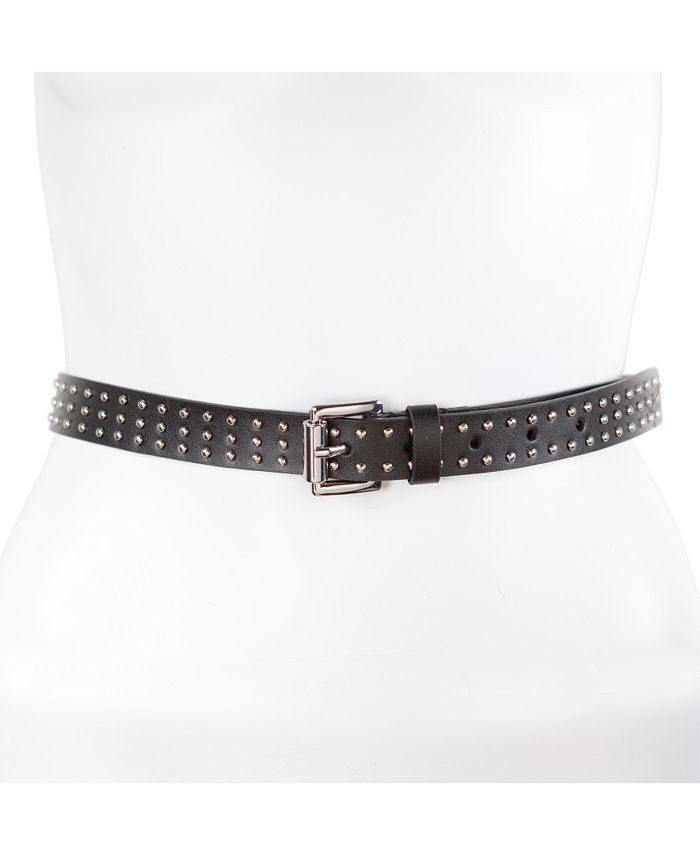 Michael Kors 25MM Studded Belt - Macy's