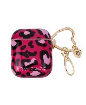 Betsey Johnson - Pink Leopard AirPods Case