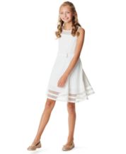 Girls' Dresses in White - Macy's