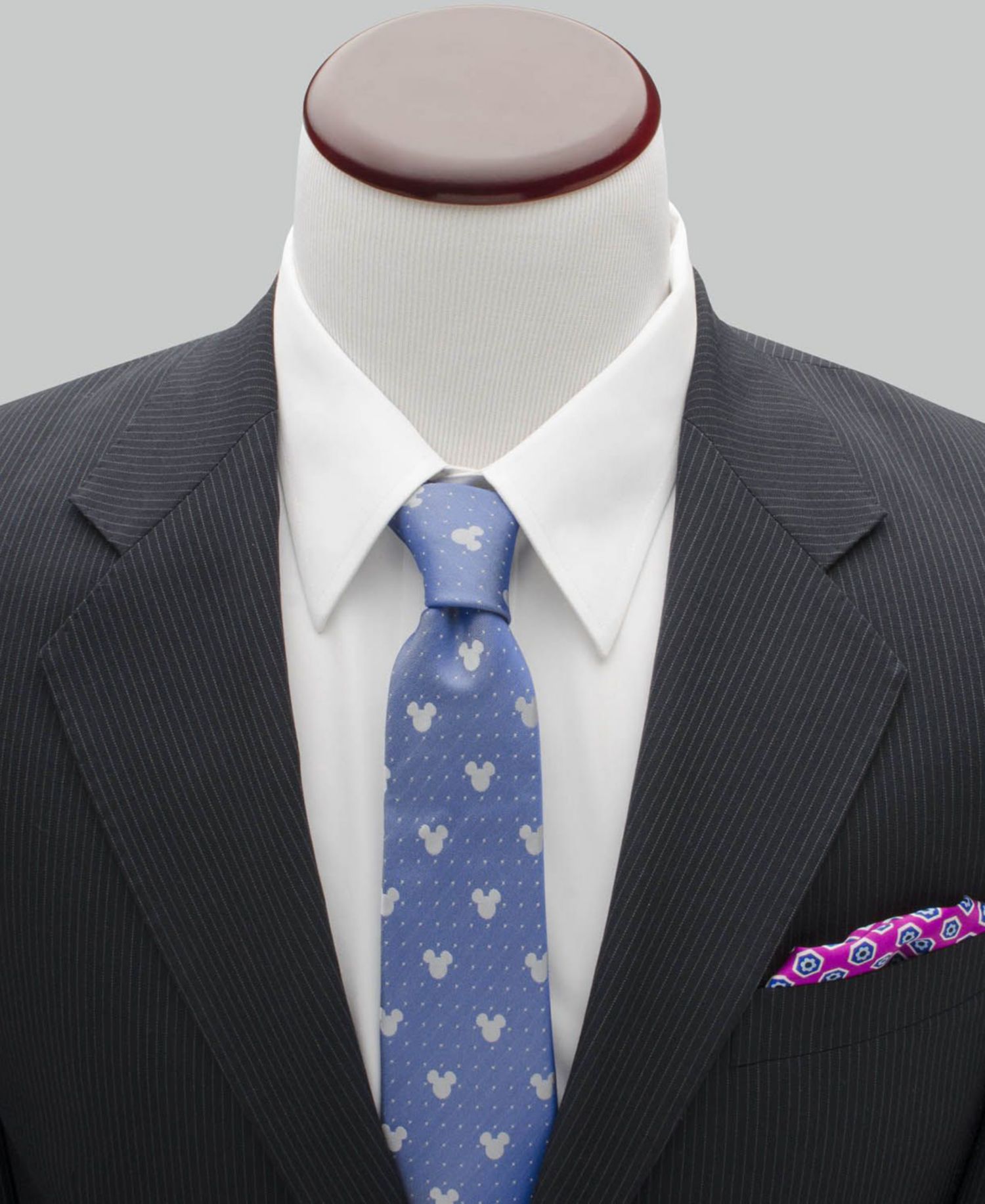 Mickey Mouse Pin Dot Men's Tie
