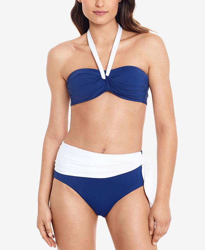Lauren Ralph Lauren Bel Aire Halter Bikini Top & Bel Aire High-Waist Bikini  Bottoms & Reviews - Swimsuits & Cover-Ups - Women - Macy's