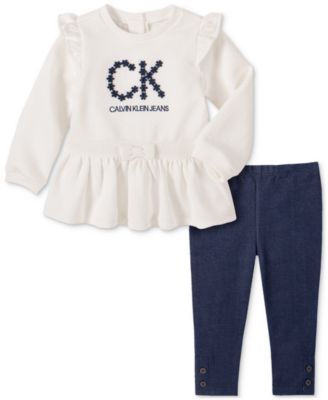 calvin klein baby girl outfits