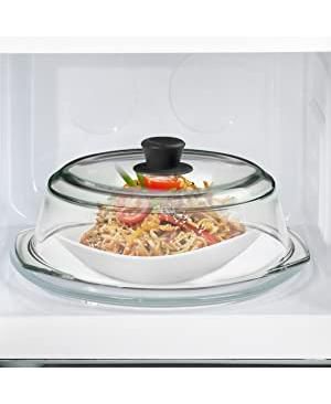 Microwave Tall Glass Plate Cover
