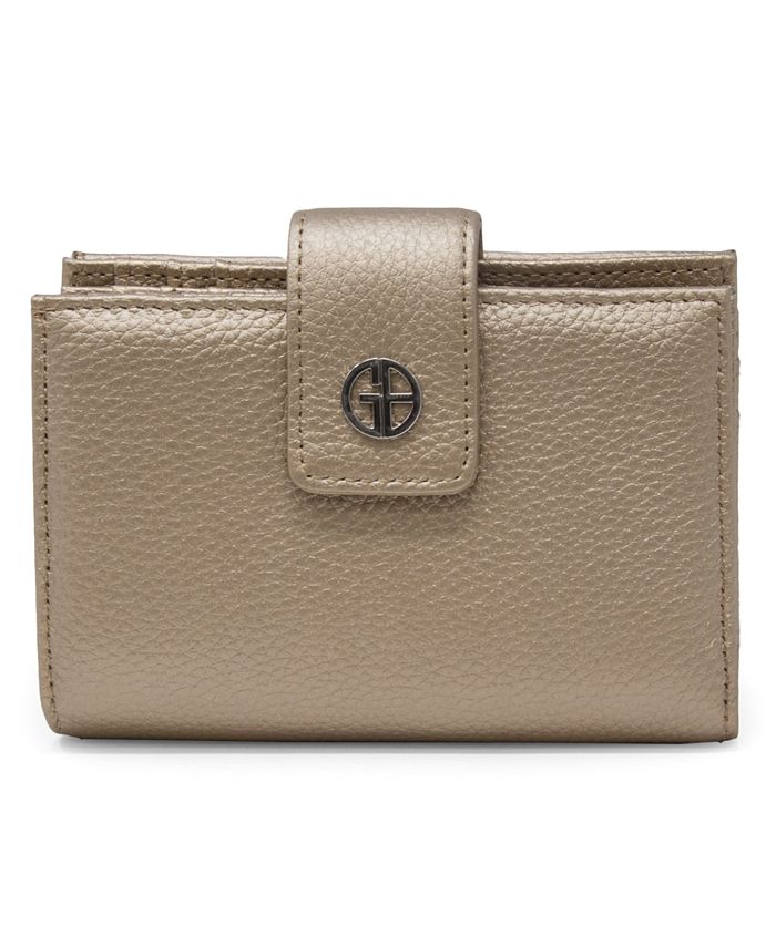 Giani Bernini Softy Leather Crossbody Wallet, Created For Macy's