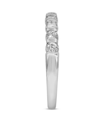 Diamond Bar Band (1/2 ct. t.w.) in 14k White Gold