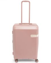 DKNY Pink Checked Luggage Macy s
