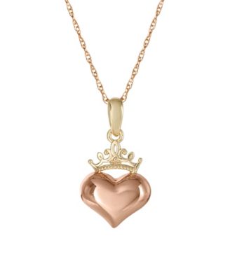 crown heart jewelry