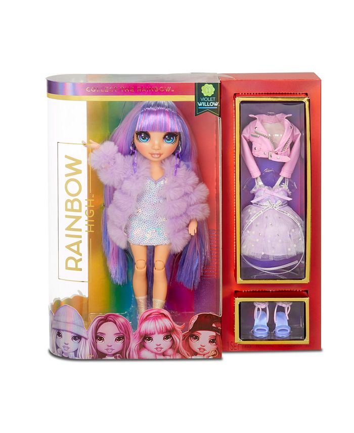 rainbow high doll car