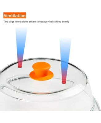 Microwave Tall Glass Plate Cover