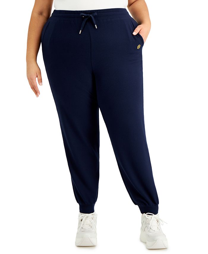 michael kors leather joggers