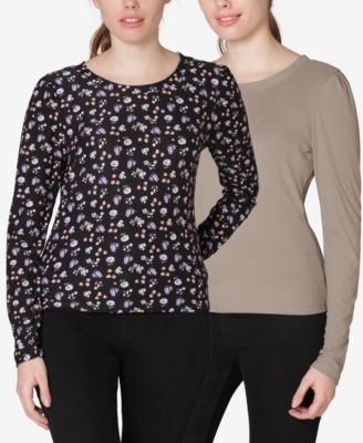 Ultra Flirt Juniors' Puff-Sleeve Tops 2 