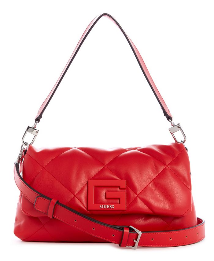 GUESS Quilted Shoulder & Reviews Handbags & - Macy's
