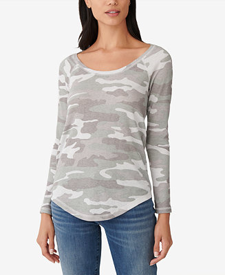 Lucky Brand Camo Thermal T-Shirt - Macy's