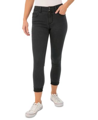 Indigo Rein - Juniors' Curvy Rolled-Cuff Skinny Jeans