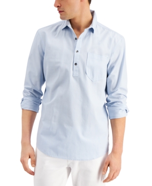 Inc Men's Chambray Popover Shirt Created for Macy's