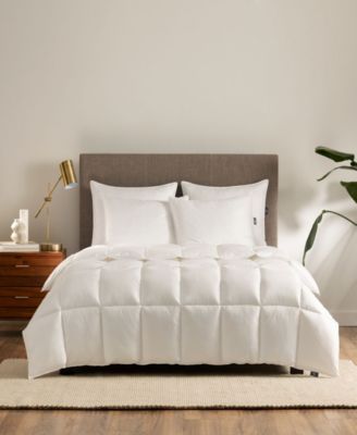 Serta Down Illusion Antimicrobial Down Alternative Lightweight Comforters In White