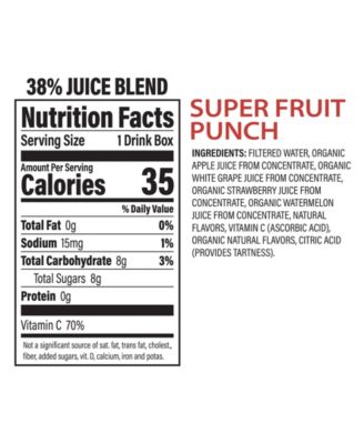 Honest Kids Organic Fruit Juice Drink Boxes Variety Pack, 6 oz, 40 Count