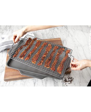 All-Clad Pro-Release Nonstick Bakeware Set 10 Piece Oven Safe 450F Half  Sheet, Cookie Sheet, Muffin Pan, Cooling & Baking Rack, Round Cake Pan,  Loaf